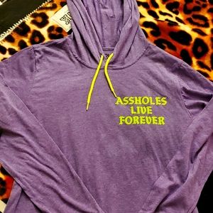 New Assholes Live Forever lightweight sweatshirt